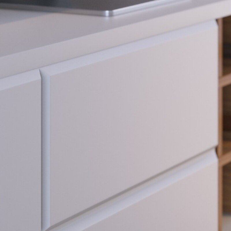 Bancada Noronha Larg. 1.80m Off/Freijó para TV até 70" - Colibri - Imagem 6