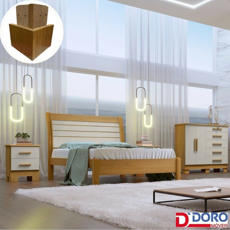 Kit 8 Pés Madeira Cinamomo D Doro - Imagem 5