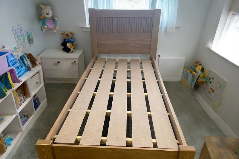 Cama Solteiro Primícia Ripado Cinamomo 100% MDF Larg. 1.03m - D Doro - Imagem 2