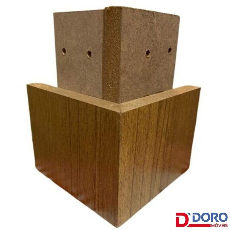 Kit 8 Pés Madeira Cinamomo D Doro