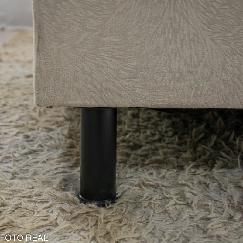 Box Casal Sued Bege 138x188x37 - Nosso Sonho - Imagem 3