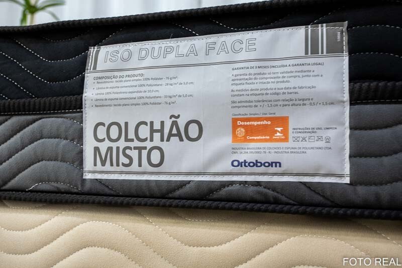 Colchão Casal Ortopédico EPS Iso Dupla Face D-33 138x188x20 - Ortobom | Suporta até 260kg - Imagem 2
