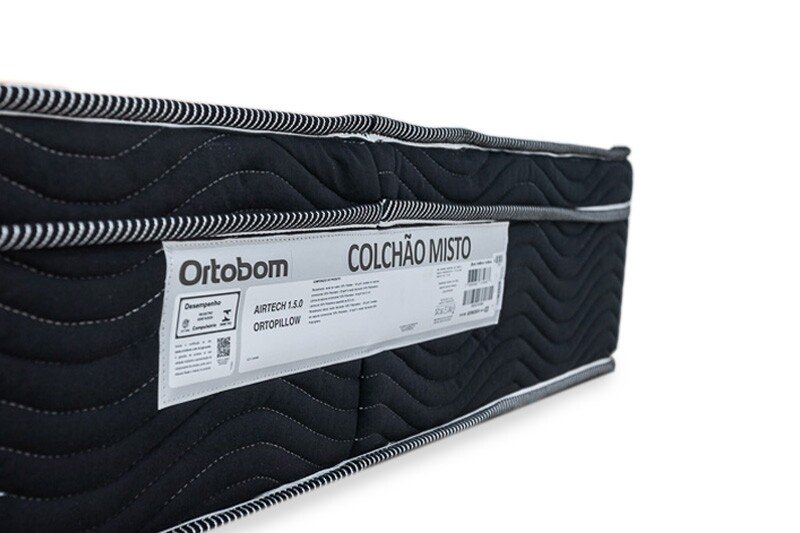 Colchão Casal Ortopédico EPS Airtech 150 Ortopillow 138x188x28 Ortobom | Suporta até 240kg - Imagem 4