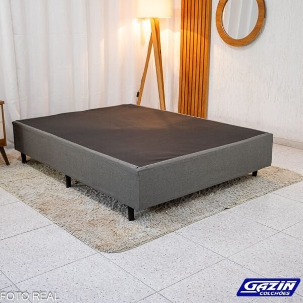 Box Casal 138x188x40 Universal Linho Grafite - Gazin