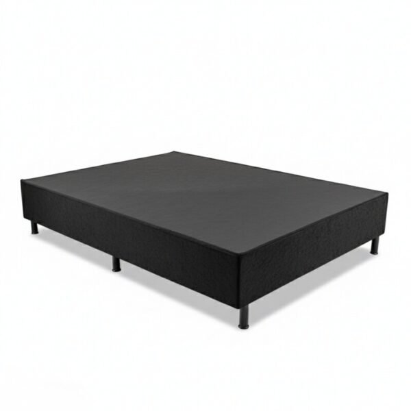 Box Casal Sued Preto 138x188x37 - Nosso Sonho