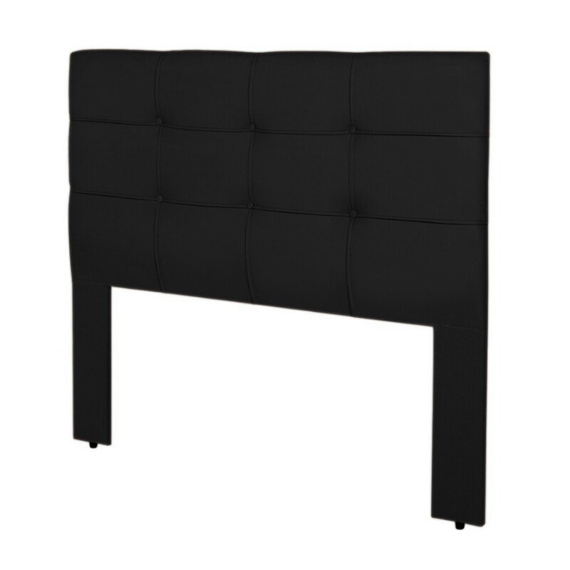 Cabeceira Casal 1.40 Eslovênia Veludo Preto