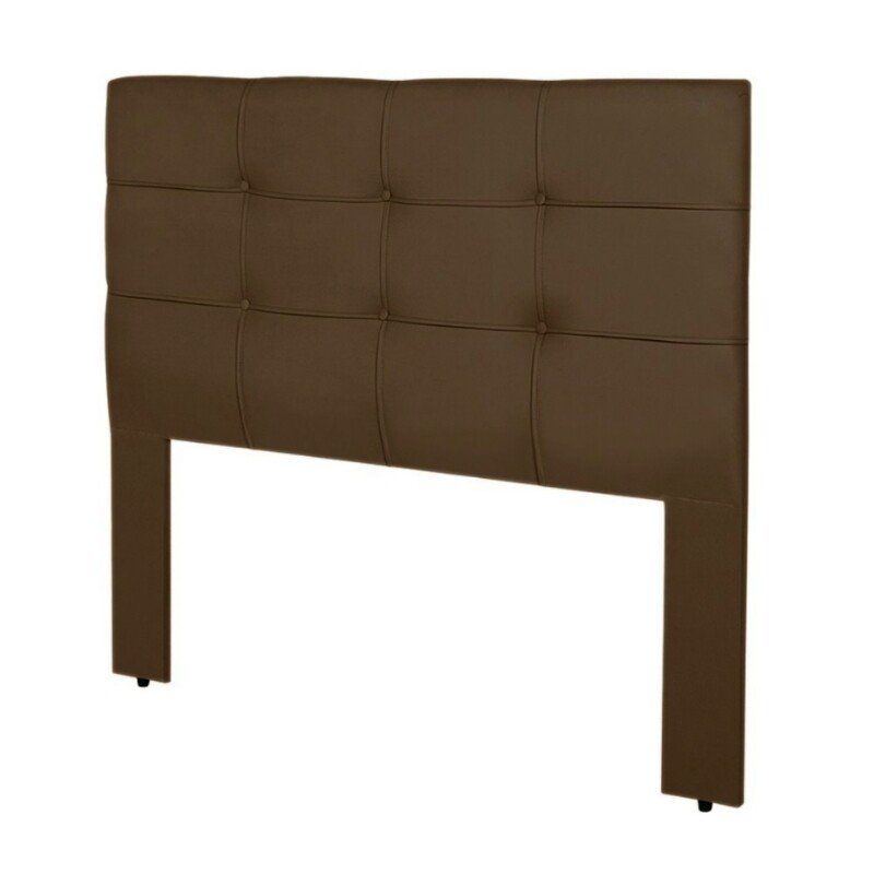 Cabeceira Queen 1.60 Eslovênia Veludo Marrom