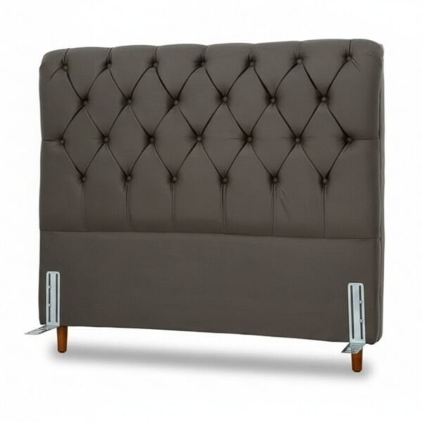 Cabeceira Casal Lavínia Sued Marrom Largura 1.40m