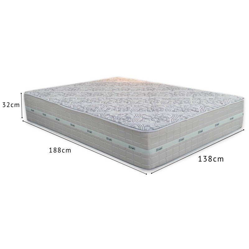 Colchão Casal Carbon Molas Ensacadas 138x188x32 - Anjos | Suporta até 240kg - Imagem 3