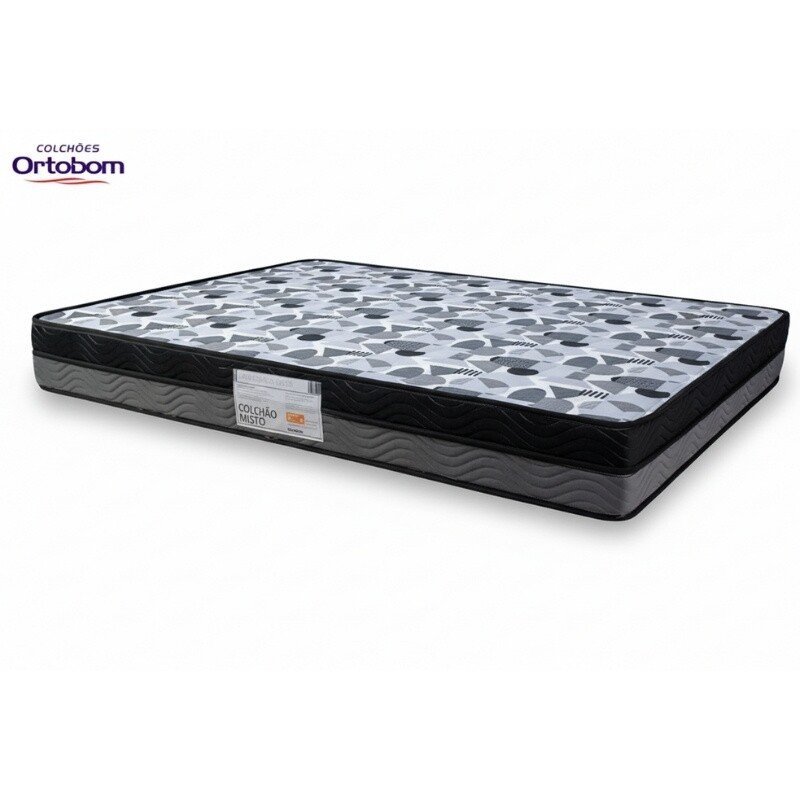 Colchão Casal Ortopédico EPS Iso Dupla Face D-33 138x188x20 - Ortobom | Suporta até 260kg