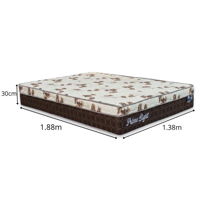 Colchão Casal Prime Light Marrom 138x188x30 Molas Ensacadas Orthoprime | Suporta até 240kg - Imagem 3