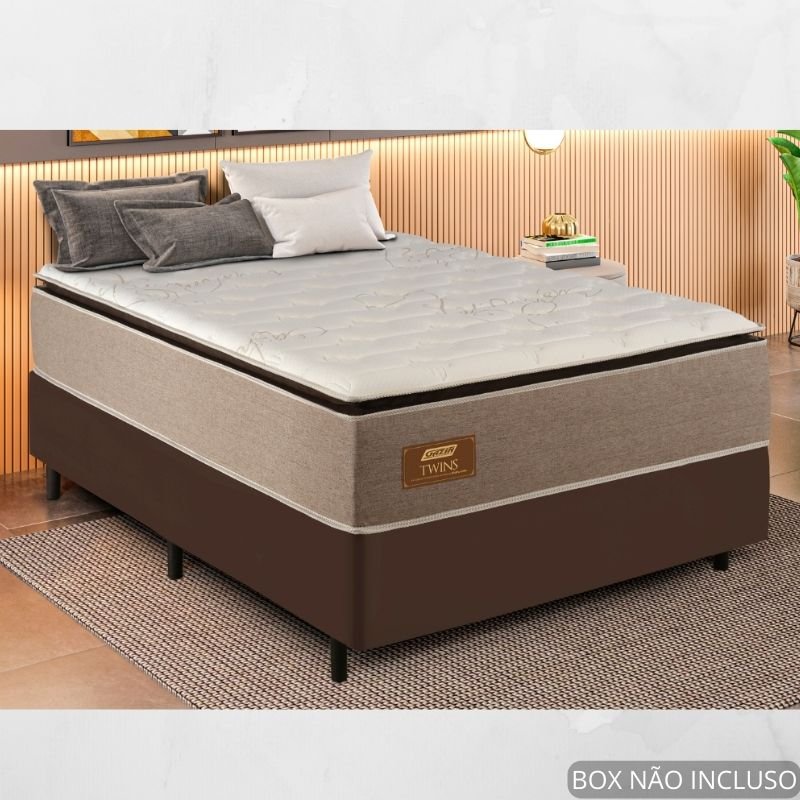 Colchão Casal Twins 138x188x34 Molas BlueWave - Gazin | Suporta até 290kg - Imagem 2