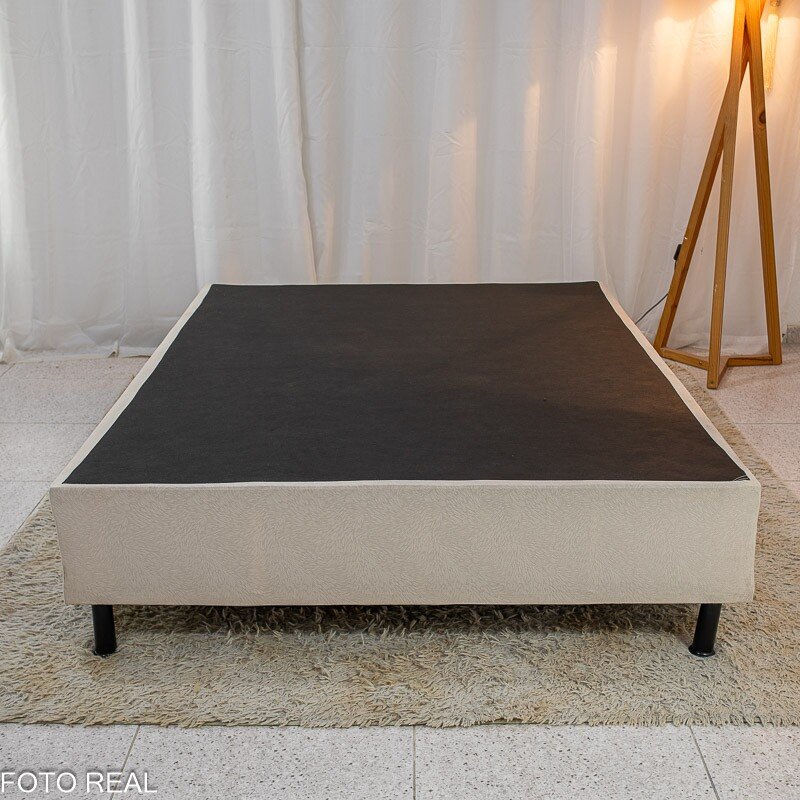 Box Casal Sued Bege 138x188x37 - Nosso Sonho - Imagem 2