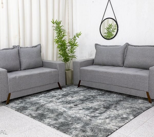 Sofá 3 e 2 lugares 8100 Linho Cinza 27