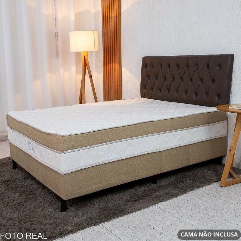 Painel Cabeceira Casal 1.40 Lavínia Korino Marrom - Imagem 2