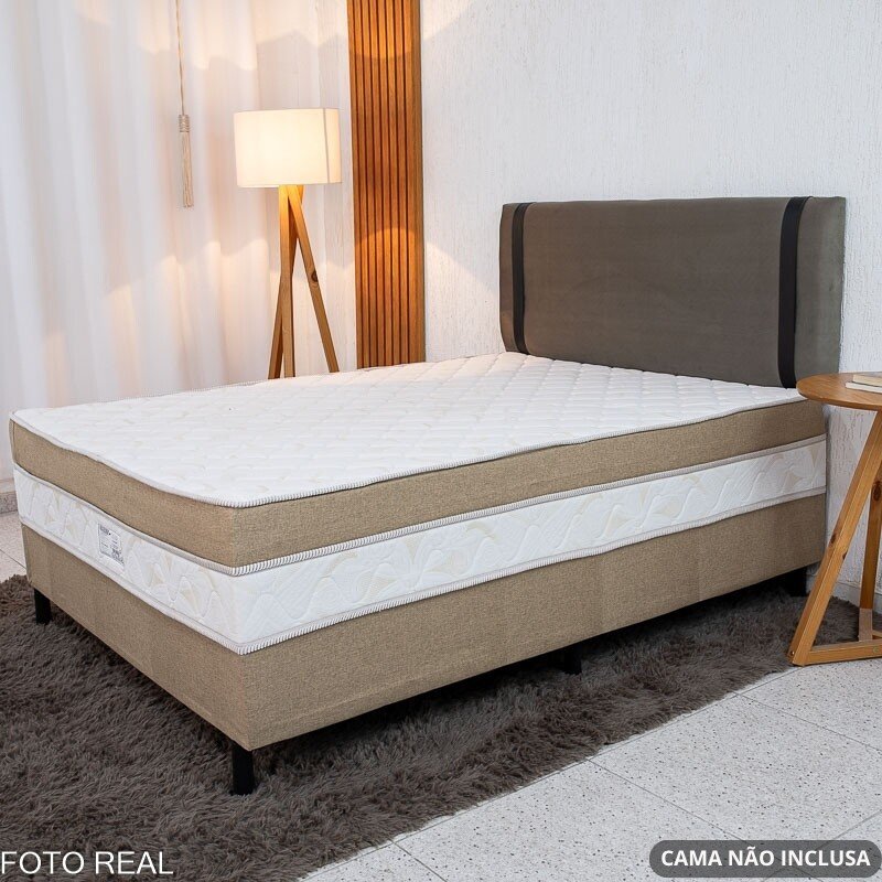 Painel Cabeceira Casal 1.40 Leticia Veludo Cinza - Imagem 2