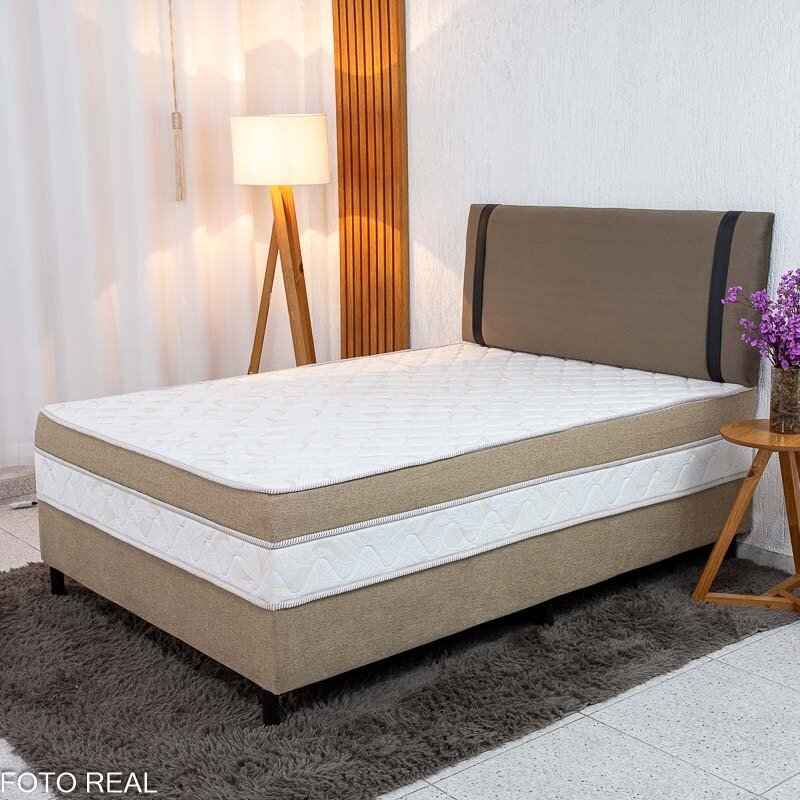 Painel Cabeceira Casal 1.40 Leticia Veludo Marrom - Imagem 2