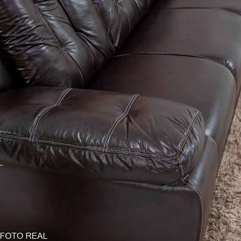 Sofá 3 lugares 240 Korino Café Larg. 2.03m - Rondomóveis - Imagem 5