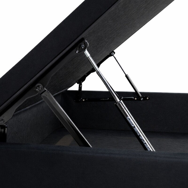 Colchão Casal Classic Supreme Ortopédico Lestespuma + Box Baú Casal Prime Confort Sued Preto Blindado Issacar - 138x188x64 | Suporta até 200kg - Imagem 11