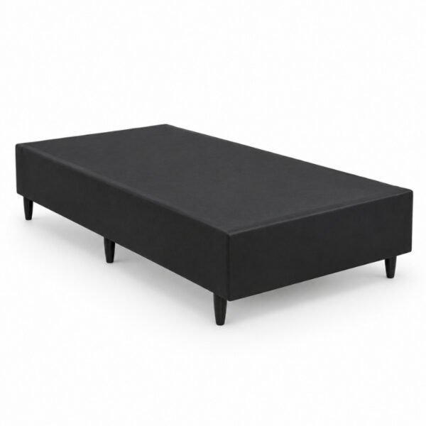 Box Solteiro Korino Preto 88x188x37 - Ortobel