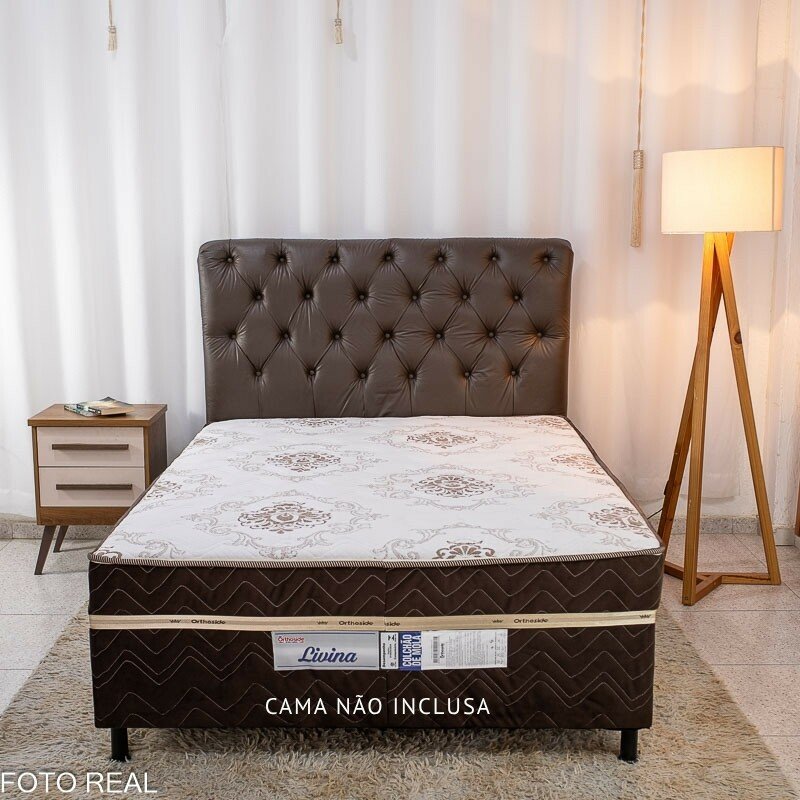 Cabeceira Casal Lavínia Korino Marrom Larg. 1.40m - Imagem 2