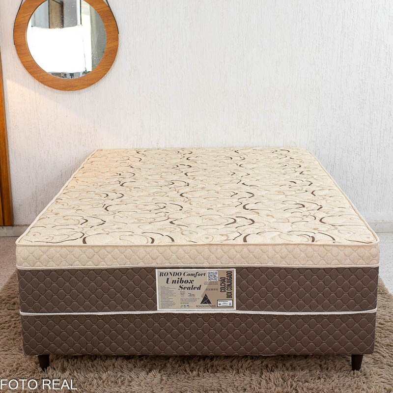 Cama Box Casal Ortopédico Rondoconfort 138x188x60 D33 Rondomóveis | Suporta até 300kg - Imagem 3