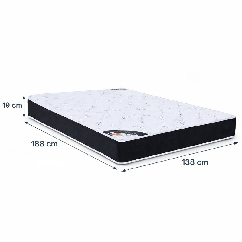 Colchão Casal Classic Supreme Ortopédico Lestespuma + Box Baú Casal Prime Confort Sued Preto Blindado Issacar - 138x188x64 | Suporta até 200kg - Imagem 7