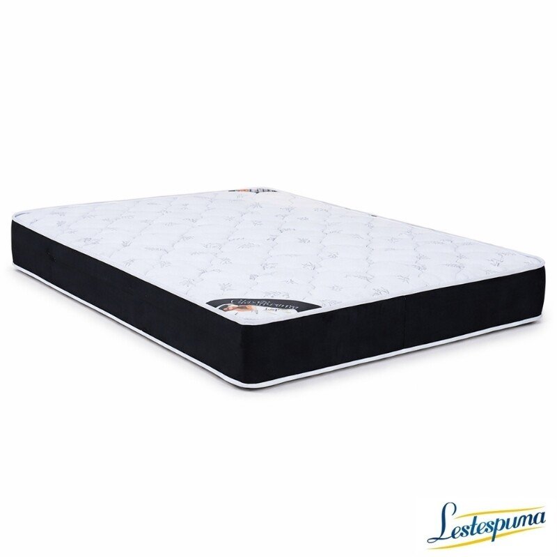 Colchão Casal Classic Supreme Ortopédico Lestespuma + Box Baú Casal Prime Confort Sued Preto Blindado Issacar - 138x188x64 | Suporta até 200kg - Imagem 13