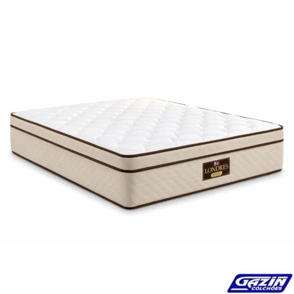 Colchão Queen Londres 158x198x32 Molas BlueWave - Gazin | Suporta até 240kg