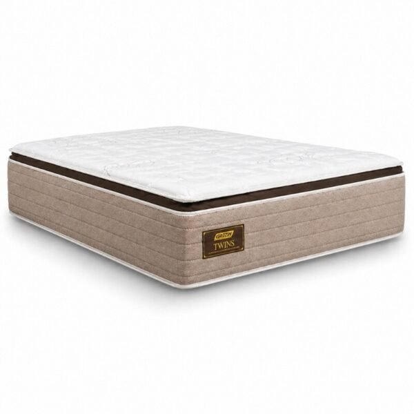 Colchão Queen Twins 158x198x34 Molas BlueWave - Gazin | Suporta até 290kg