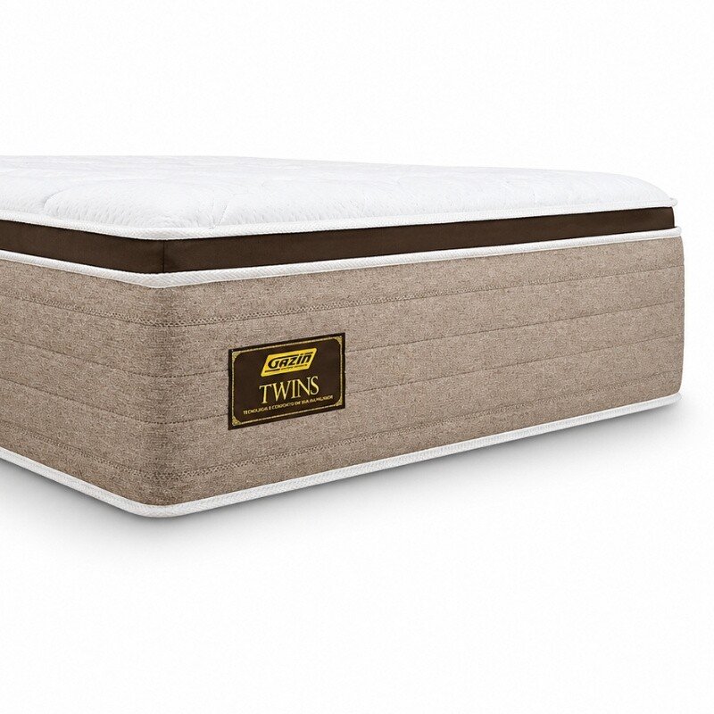Colchão Queen Twins 158x198x34 Molas BlueWave - Gazin | Suporta até 290kg - Imagem 4