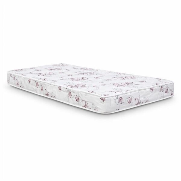 Colchão Solteiro Soffie Lotus 88x188x12 D20 Branco Det. Vermelho - Nosso Sonho