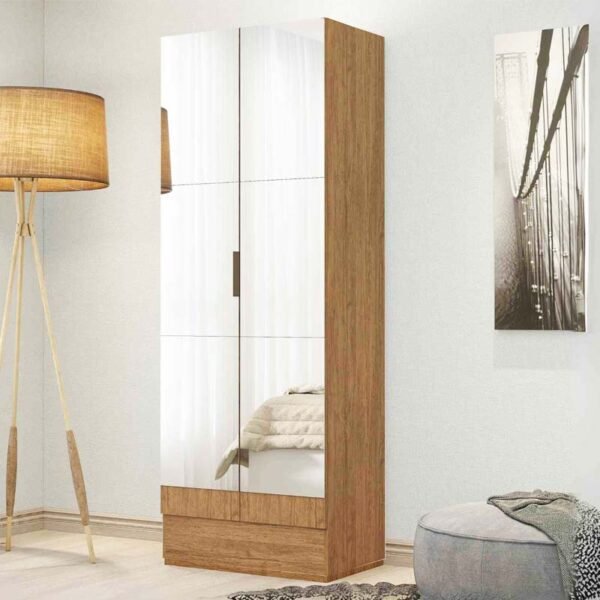 Multiuso Sapateira Maricá Premium Cinamomo 2 Portas C/Espelho Larg. 0.54m - Carioca