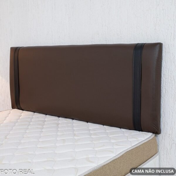 Painel Cabeceira Casal 1.40 Leticia Korino Marrom