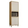 Paneleiro Cozinha Torino C/Nicho Larg. 0.73m Cinamomo/Off - Valdemoveis